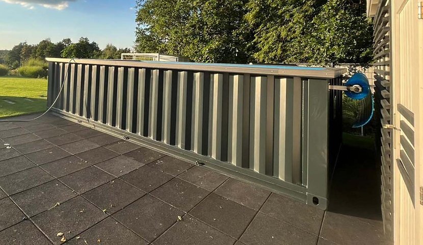 Piscina contenedor 6,2mx 2,5m lista para usar, Paquete Confort - Imagen 3