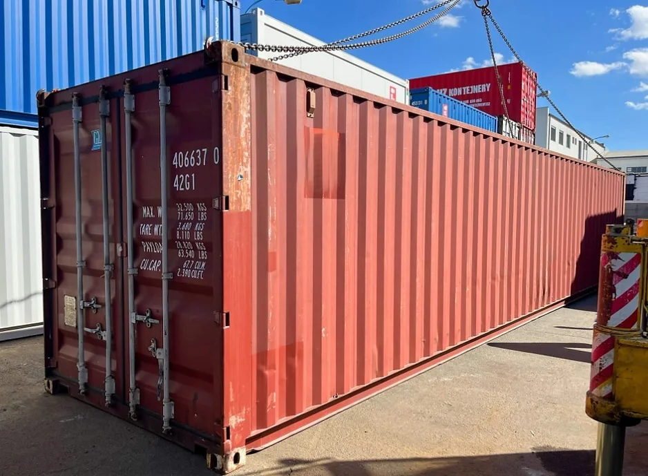 Contenedor marítimo de 40 pies usado