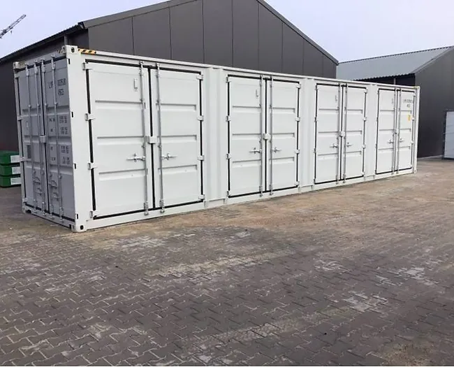 Contenedor Lateral Abierto 40′ HC 4 Puertas Laterales