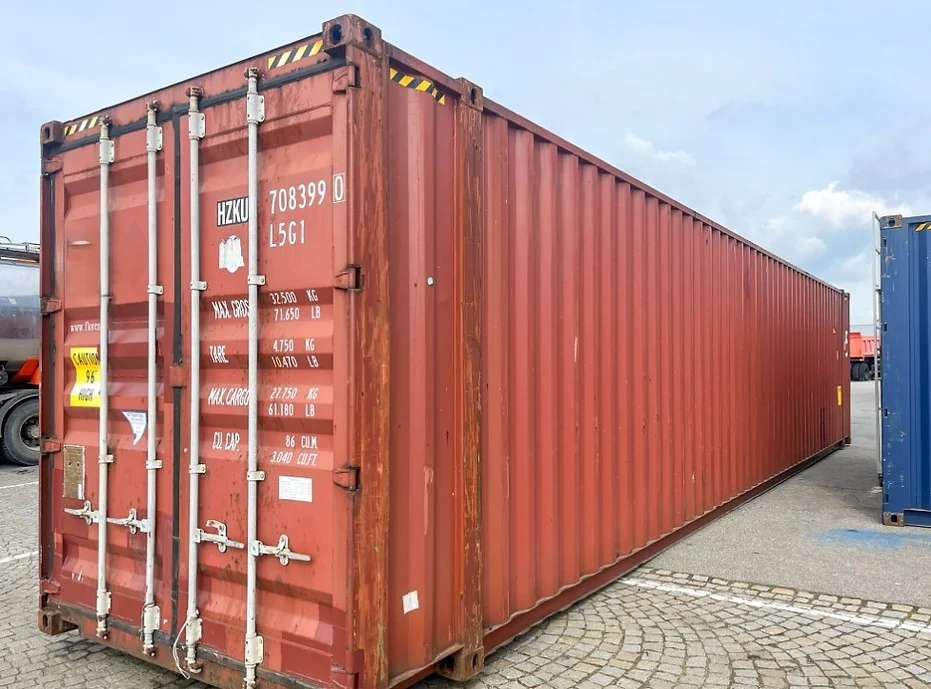 Contenedor de envío High Cube “Cargo Worthy” (CW) usado de 45 pies - Imagen 2