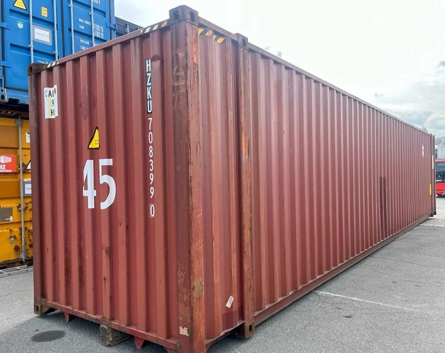 Contenedor de envío High Cube “Cargo Worthy” (CW) usado de 45 pies - Imagen 3