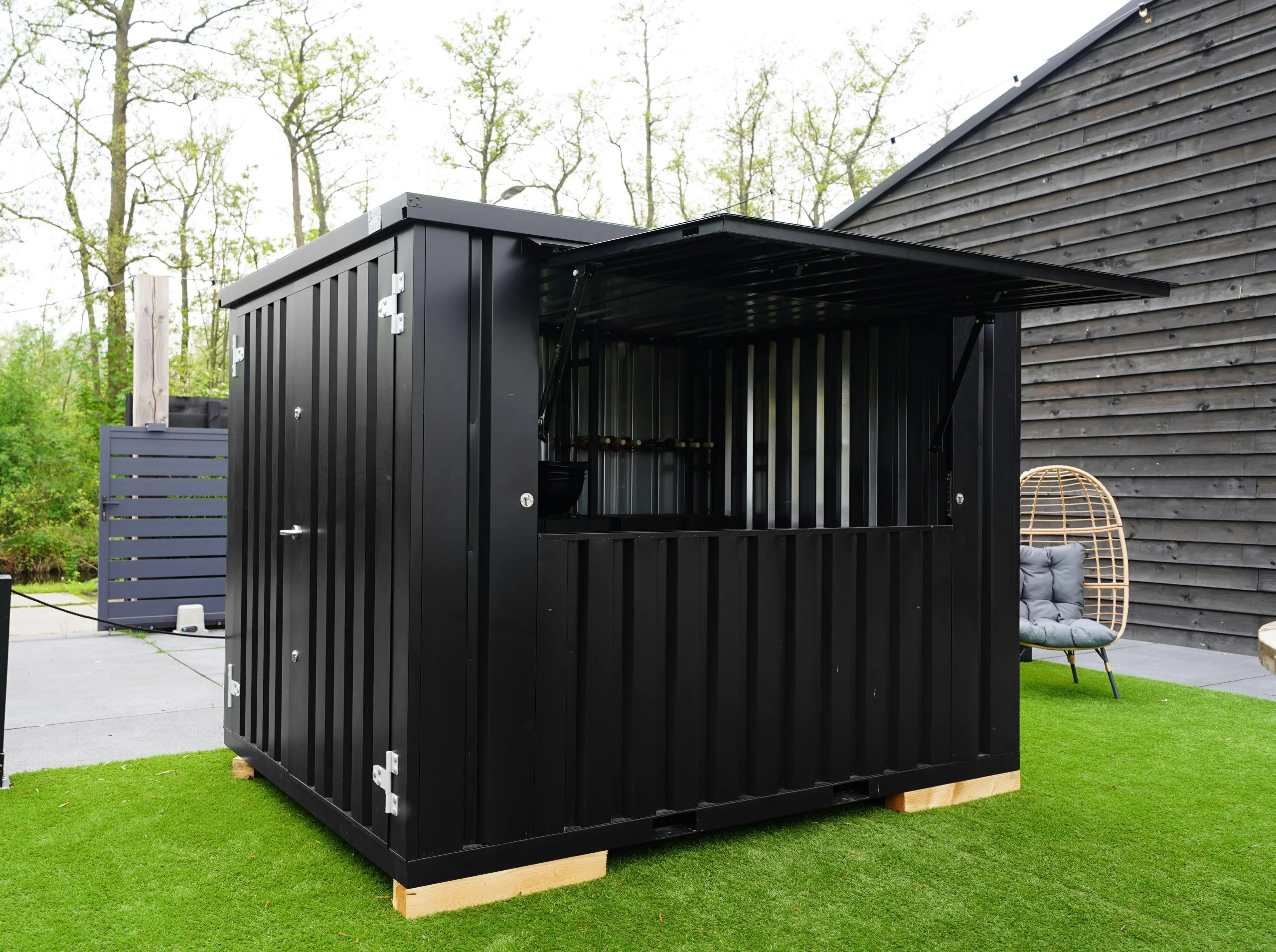 Contenedor Barra Desmontable XL 4×3 Metros Blanco RAL 9016 - Imagen 2