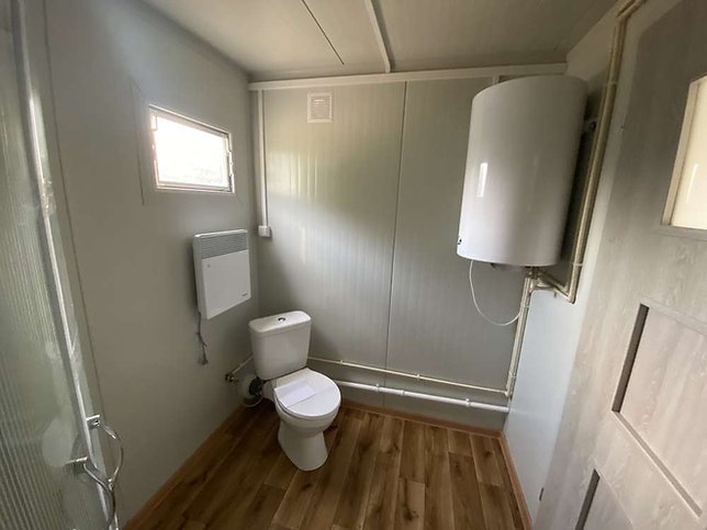 Contenedor 6x2,40m + WC, ducha y cocina - Imagen 7
