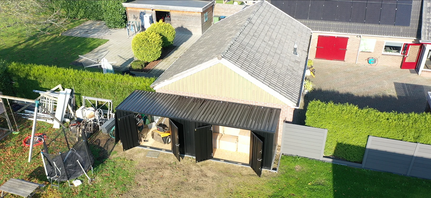 Contenedor de almacenamiento grande modelo estándar 8 x 2 metros - Imagen 3