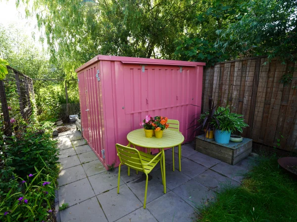 Contenedor Barra Desmontable XL 3×2 m Rosa RAL 3015 - Imagen 3