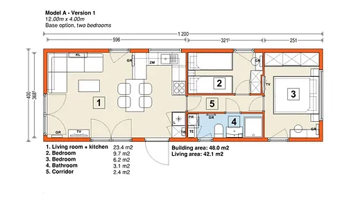 CASA MOVIL 37 m² – 42 m² - Imagen 2