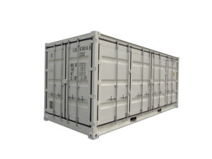 Contenedor High Cube de 20 pies con laterales abiertos – Primer viaje