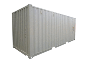 Contenedor seco 20 pies estándar – Blanco crema – Nuevo / Usado
