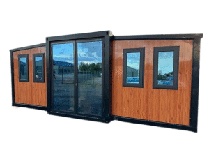 Casa móvil de lujo estilo tiny house – Contenedor de 20 pies expandible hasta ~35 m² – Nuevo