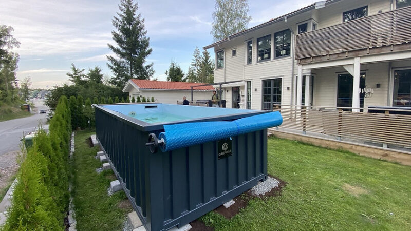 Contenedor de piscina de 6.2 mx 2.5 m