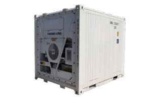 Contenedor de envío Thermo King de 10 pies refrigerado, usado