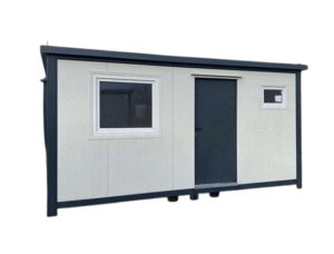 Contenedor sanitario 6,00×2,44 m – Módulo WC 5 cabinas – Nuevo
