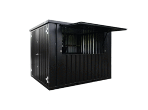 Contenedor de barra extraíble XL 3 x 2 metros RAL 9005