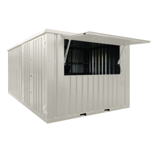 Contenedor de barra extraíble XL 4 × 3 metros White RAL 9016